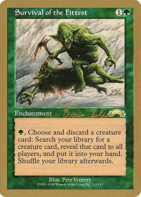 Survival of the Fittest, World Championship Decks 1998 #bs129