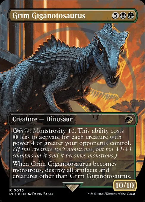 Grim Giganotosaurus, Jurassic World Collection #36