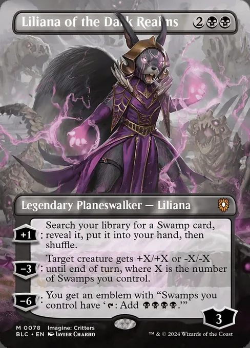 Liliana of the Dark Realms, Bloomburrow Commander #78