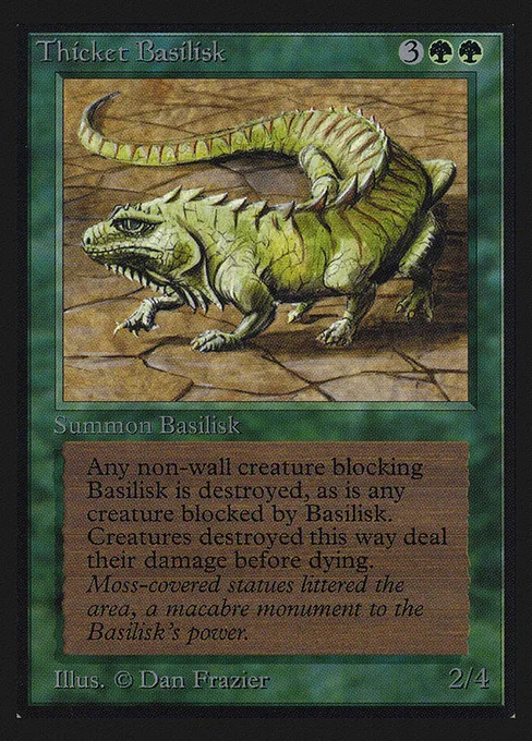 Thicket Basilisk, Collectors' Edition #219