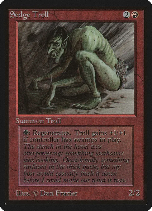 Sedge Troll, Limited Edition Beta #173