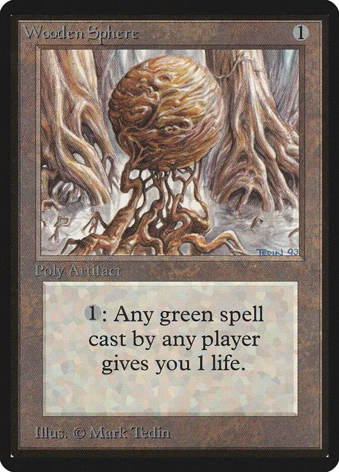 Wooden Sphere, Limited Edition Beta #277