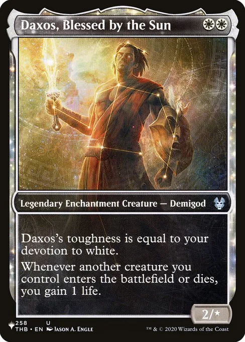 Daxos, Blessed by the Sun, The List #THB-258