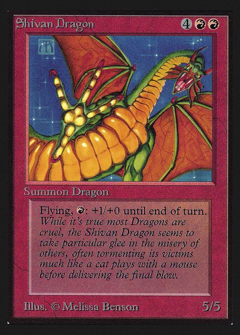 Shivan Dragon, Collectors' Edition #175