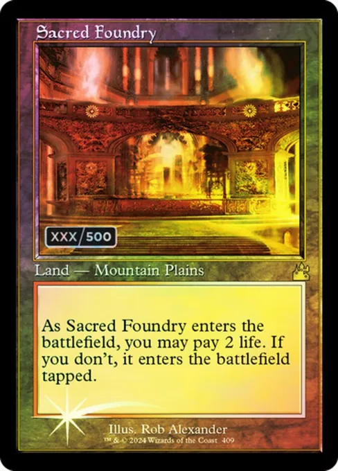 Sacred Foundry, Ravnica Remastered #409z