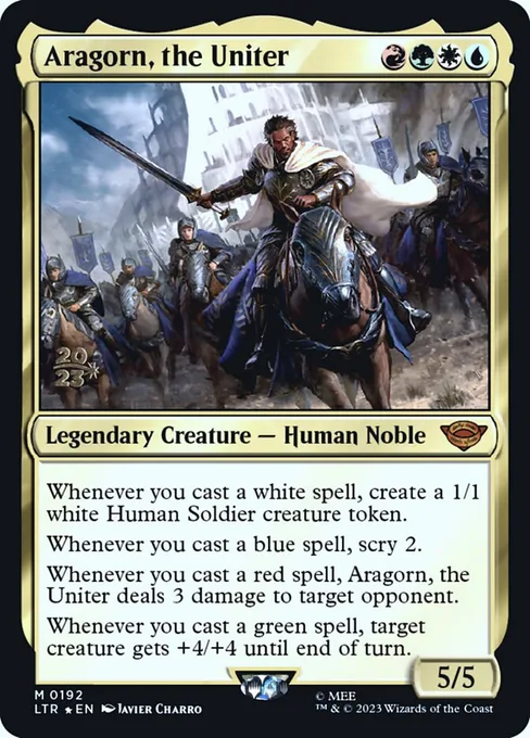Aragorn, the Uniter, Tales of Middle-earth Promos #192s