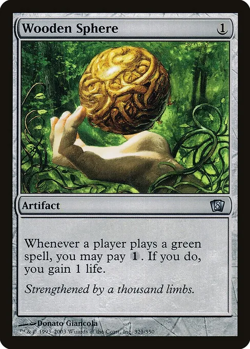 Wooden Sphere, Eighth Edition #321★