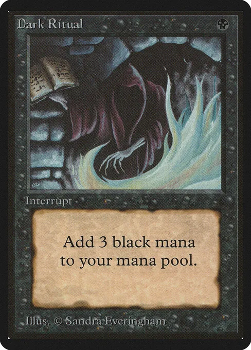 Dark Ritual, Limited Edition Beta #99