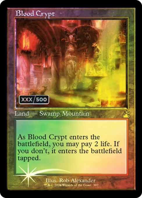 Blood Crypt, Ravnica Remastered #397z