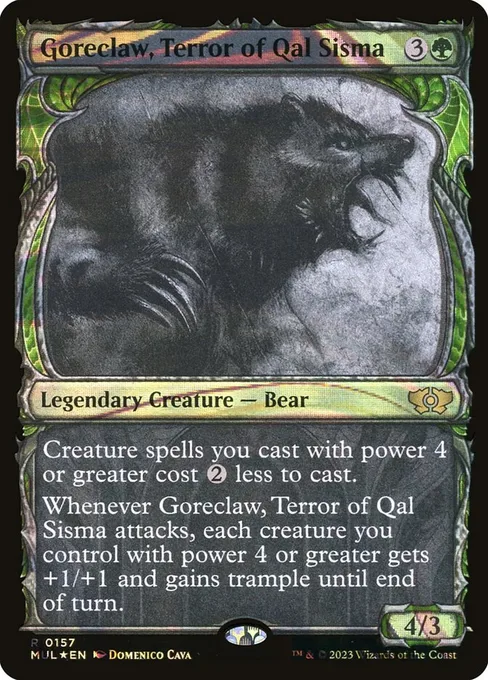Goreclaw, Terror of Qal Sisma, Multiverse Legends #157