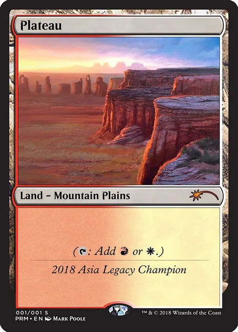 Plateau, Legacy Championship #2018A