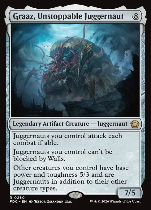 Graaz, Unstoppable Juggernaut, Foundations Commander #260