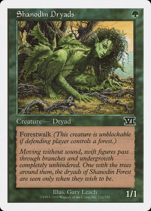 Shanodin Dryads, Classic Sixth Edition #252