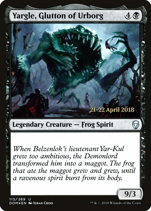 Yargle, Glutton of Urborg, Dominaria Promos #113s