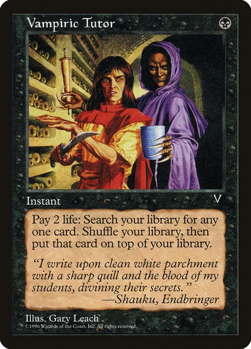 Vampiric Tutor, Visions #72