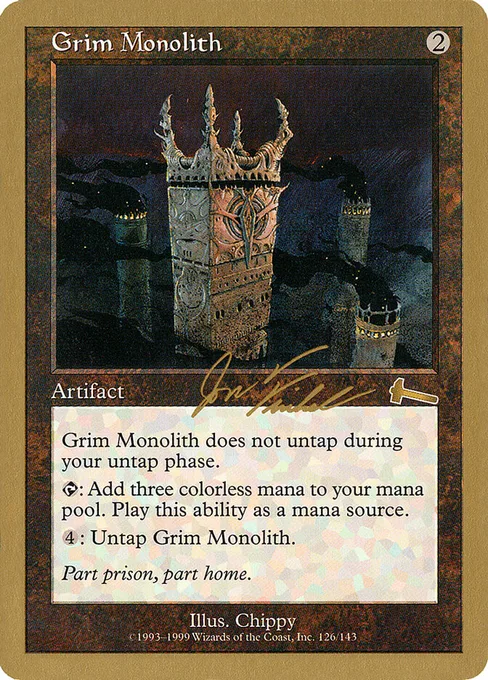 Grim Monolith, World Championship Decks 2000 #jf126
