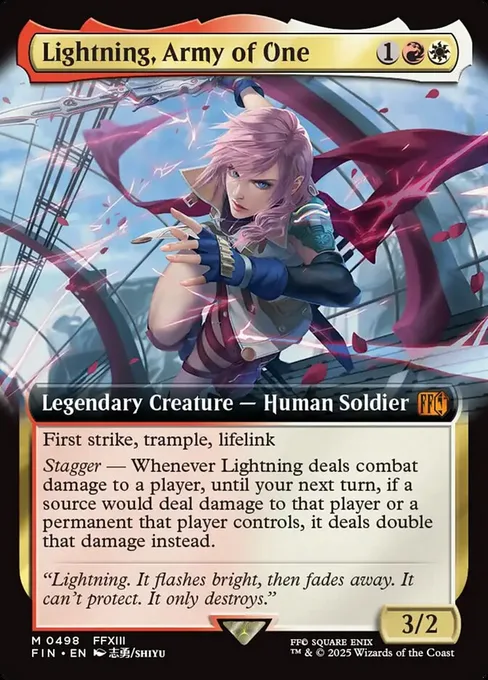 Lightning, Army of One, Final Fantasy #498