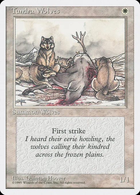 Tundra Wolves, Fourth Edition #53