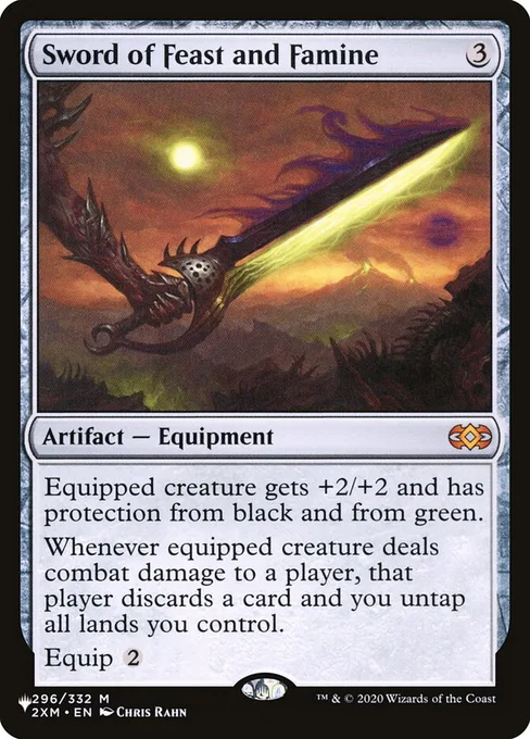 Sword of Feast and Famine, The List #2XM-296