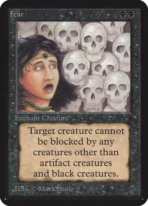 Fear, Limited Edition Alpha #108