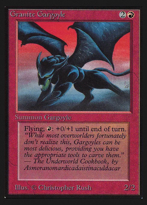 Granite Gargoyle, Intl. Collectors' Edition #156