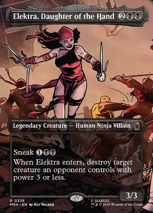 Elektra, Daughter of the Hand, Marvel Super Heroes #326