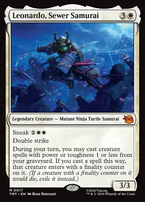 Leonardo, Sewer Samurai, Teenage Mutant Ninja Turtles #17