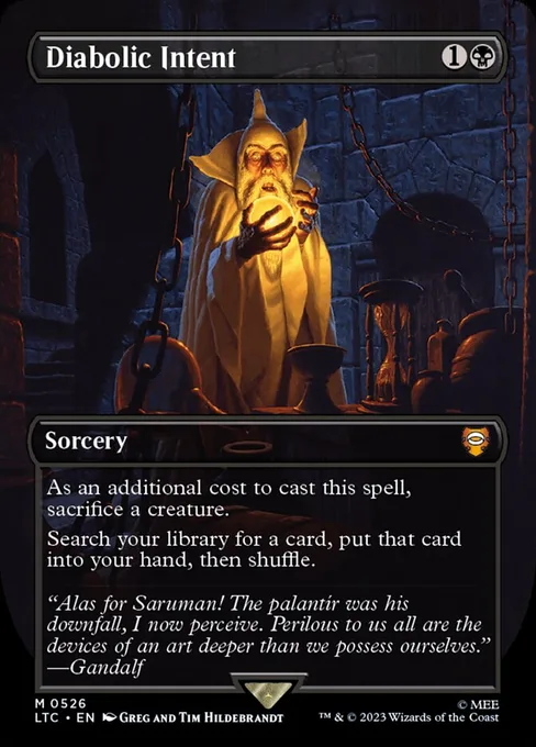 Diabolic Intent, Tales of Middle-earth Commander #526