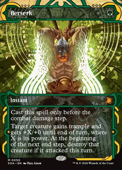 Berserk, Secrets of Strixhaven Mystical Archive #50