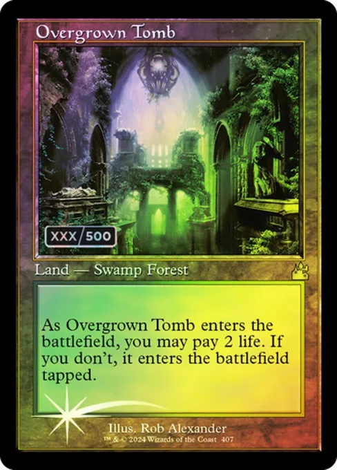 Overgrown Tomb, Ravnica Remastered #407z