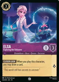 Elsa - Exploring the Unknown, Normal