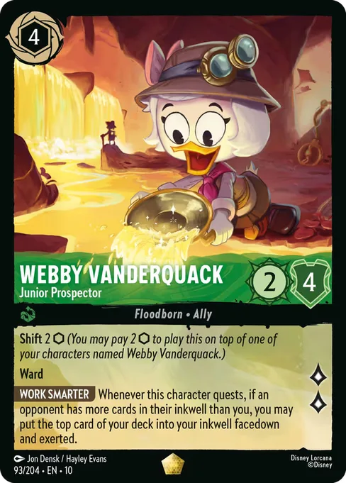 Webby Vanderquack - Junior Prospector, Whispers in the Well #93