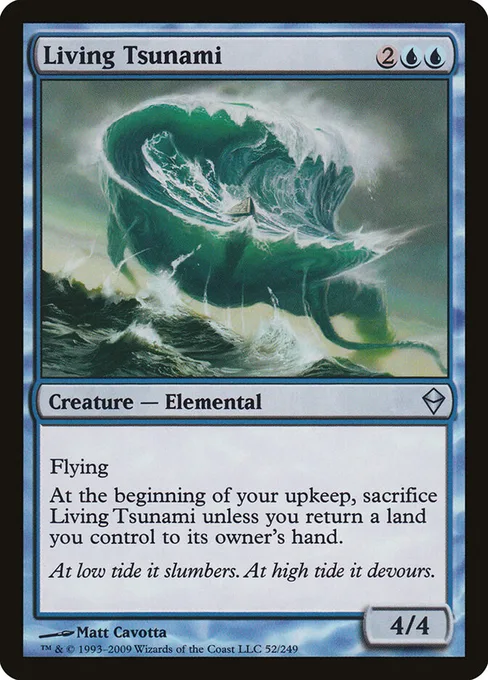 Living Tsunami, Zendikar #52