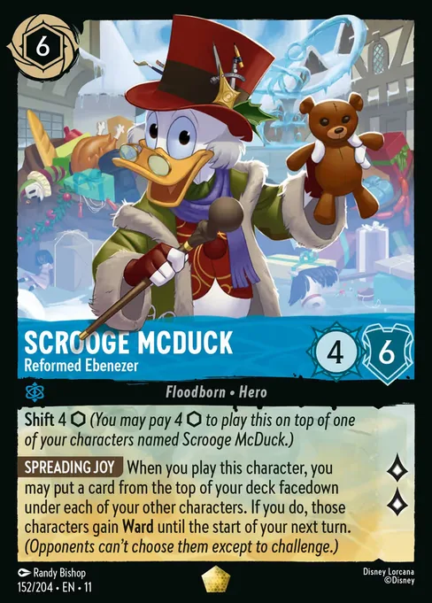 Scrooge McDuck - Reformed Ebenezer, Winterspell #152
