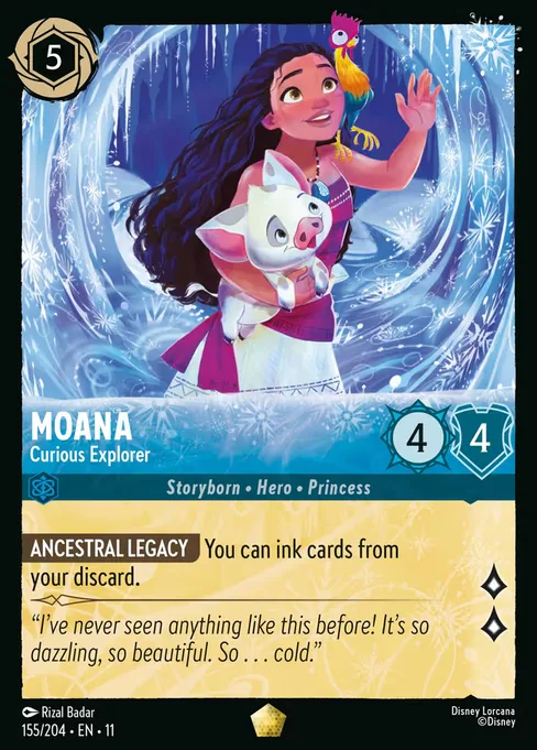 Moana - Curious Explorer, Winterspell #155