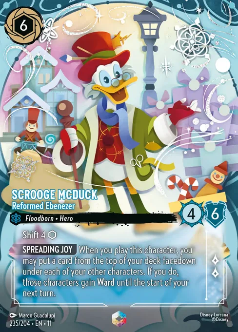 Scrooge McDuck - Reformed Ebenezer, Winterspell #235