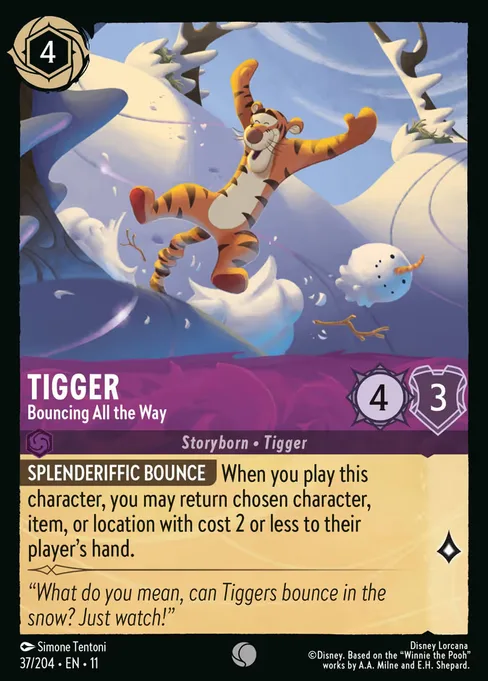 Tigger - Bouncing All the Way, Winterspell #37