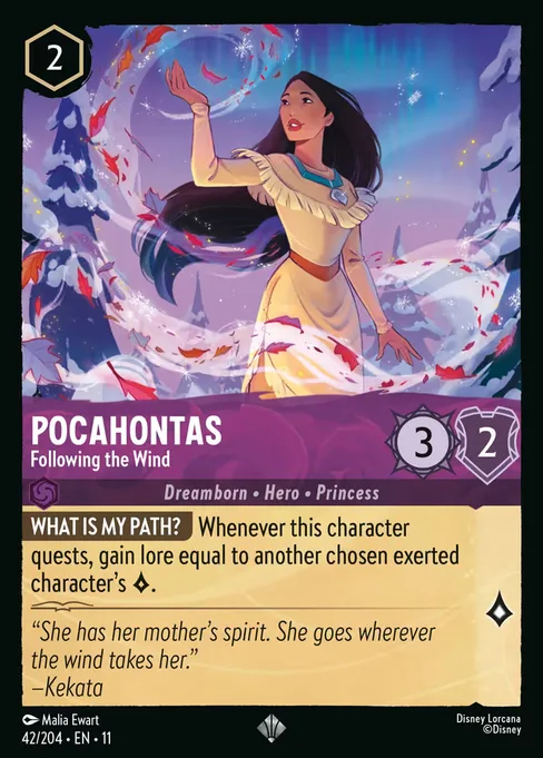 Pocahontas - Following the Wind, Winterspell #42