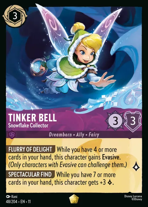 Tinker Bell - Snowflake Collector, Winterspell #48