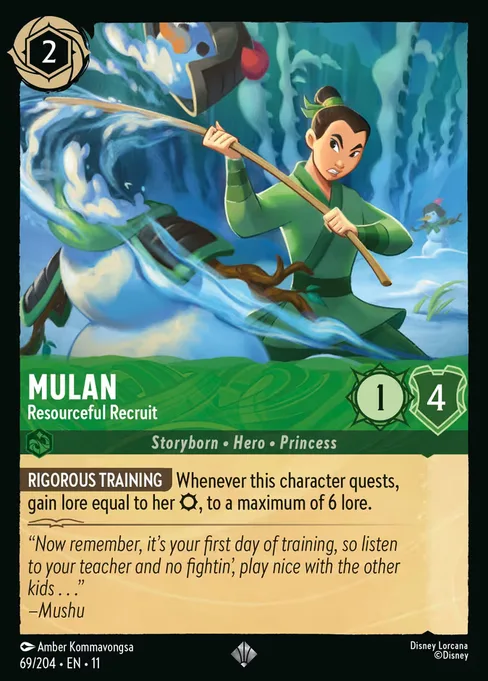 Mulan - Resourceful Recruit, Winterspell #69