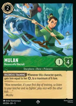 Mulan - Resourceful Recruit, Normal