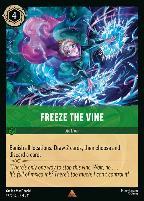 Freeze the Vine, Winterspell #96
