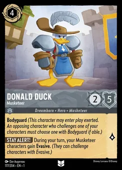 Donald Duck - Musketeer, Normal