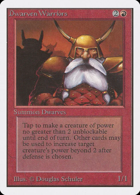 Dwarven Warriors, Unlimited Edition #144