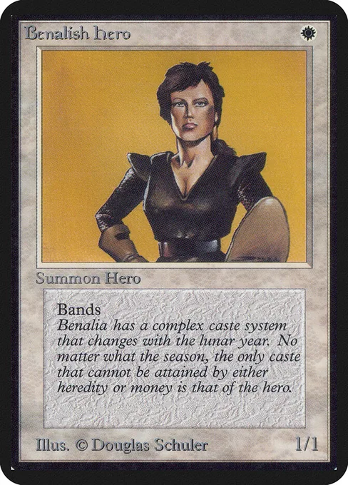 Benalish Hero, Limited Edition Alpha #4