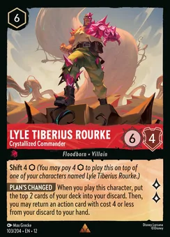 Lyle Tiberius Rourke - Crystallized Commander, Normal