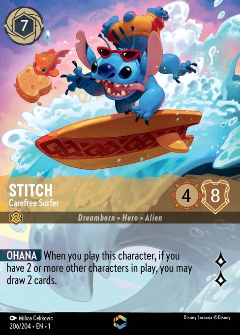 Stitch - Carefree Surfer, The First Chapter #206