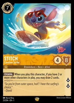 Stitch - Carefree Surfer, Normal