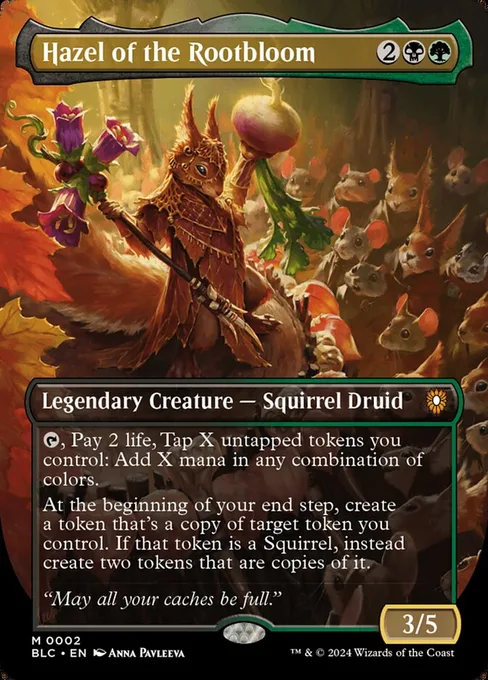 Hazel of the Rootbloom, Bloomburrow Commander #2