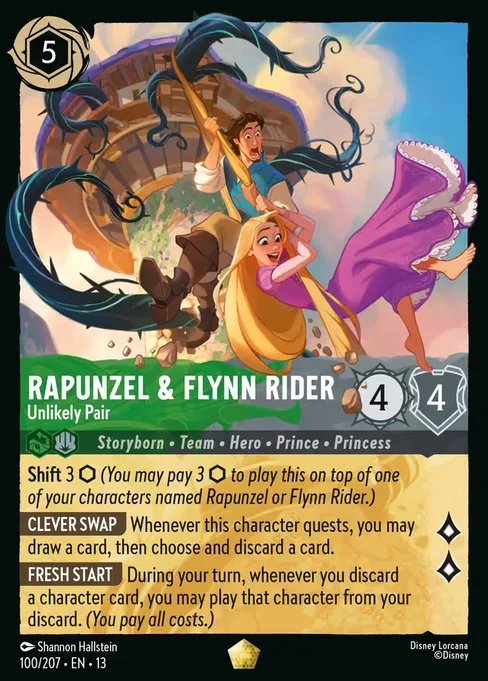 Rapunzel & Flynn Rider - Unlikely Pair, Attack of the Vine! #100